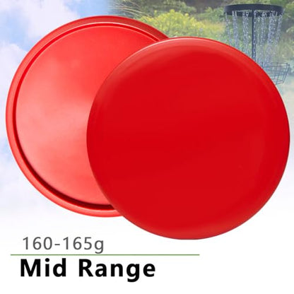 Disc Golf Mid Range Flying Golf Discs Set of 6 for Beginners DIY Your Discs - style: Mid range