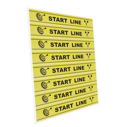 VANZACK Throw Line Maker Line Floor Stickers Board Toe Line Marker Players Darts Game Accessories
