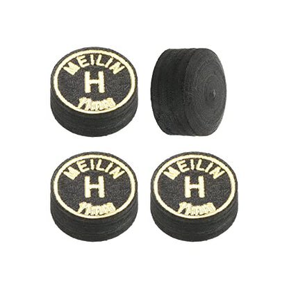 PATIKIL Pool Cue Tips Multiple Layer Pool Billiard Cue Tips Laminated Glue-on Snooker Stick Tip Billiard Accessories - size: 11mm, style: Hard