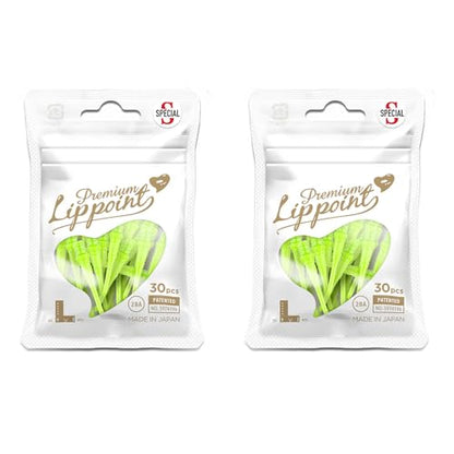 L-style Premium Lippoint - Soft Tip Dart Points - Regular Length - color: Neon Yellow