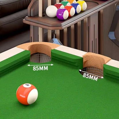 Regulation Pool Table, Professional Billiard Table with Premium Accessories, Easy Assembly for Home Game Room Bar Garage - size: N