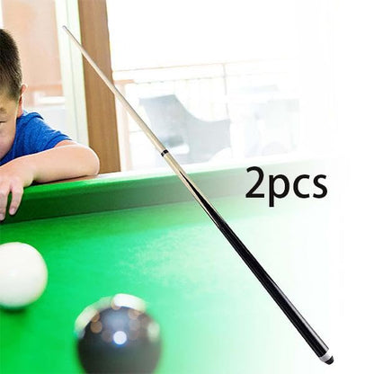 2X Small Pool Cue Billiard Rod Training Hard Pool Cue Stick Billiard Stick Adults