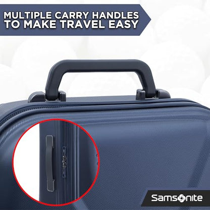 Samsonite Tour Pro Golf Hard Case Travel Bag | Lightweight, Durable ABS Shell, 360 Degree Multi-Directional Shark Wheels - color: Ocean Blue