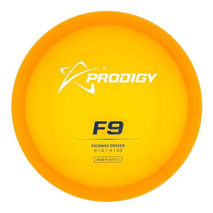 Prodigy Disc 400 F9 Disc Golf Disc - Understable Fairway Driver Disc Golf Disc for Beginners, Extremely Durable Golf Disc Golf Driver, 170-176g, Colors May Vary
