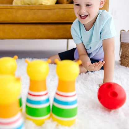Melissa & Doug Sunny Patch Giddy Buggy Bowling Action Game - 6 Bug Pins, 1 Plastic Ball