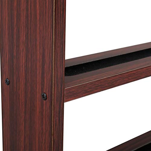 Thxbyebye 76X11X77.5cm Wall Cue Rack, Pool Cue Stick Holder, Improved Direct Wall Mounting Cue Rack Only (Cues, Balls and Ball Rack not Included)