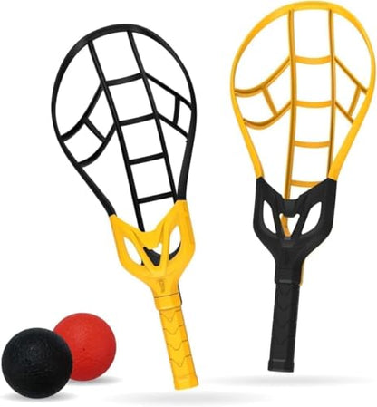 Wham-O Game Time Trac-Ball II. with or Without 2 Rackets. Air Action Balls for Outdoor Play for Kids & Adults of All Ages | Original Tracball & Other Outdoor Games - style: With Rackets