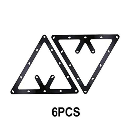 Markeny 6 PCS Triangle Rack Pool Table Ball Holder, Sheet Billiards Triangle Cue Accessories