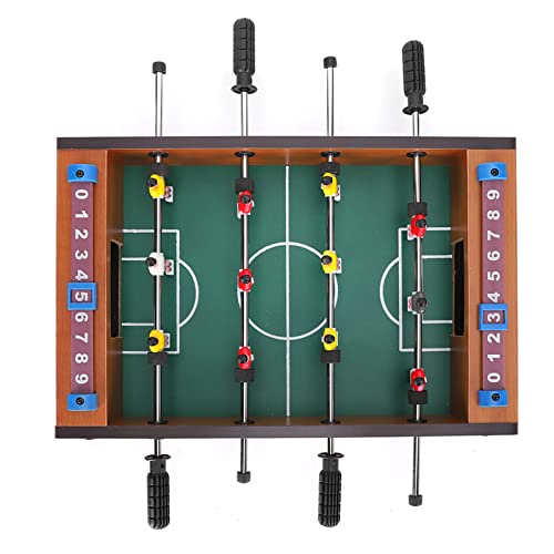Foosball Table, Thick Wood Board Compact Table, Durable Game with Slider Scoreboard & Anti Collision Cotton, Ideal for Kids Party Indoor Games