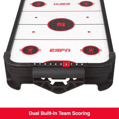 ESPN Air Hockey Table for Kids Includes Pucks and Paddles, Arcade Games