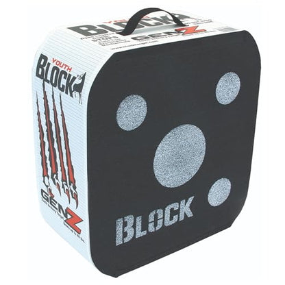 Block GenZ 16" Youth Open Archery Target, 40Lb Draw, Easy Removal, Multi-Color - style: GenZ XL (20")