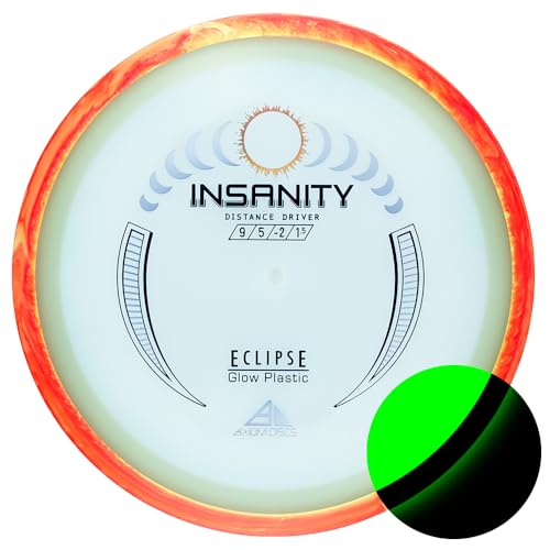 Axiom Discs Eclipse Glow 2.0 Insanity Disc Golf Distance Driver (Colors May Vary) - size: 170-175g