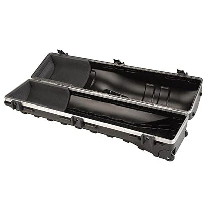 SKB Staff ATA Hard Shell Plastic Golf Travel Case for Cart Bags with 2 Wheels - Heavy-Duty Rolling Club and Driver Carrier for Airline Transport, Impact-Resistant with TSA Locking Latches - size: Medium