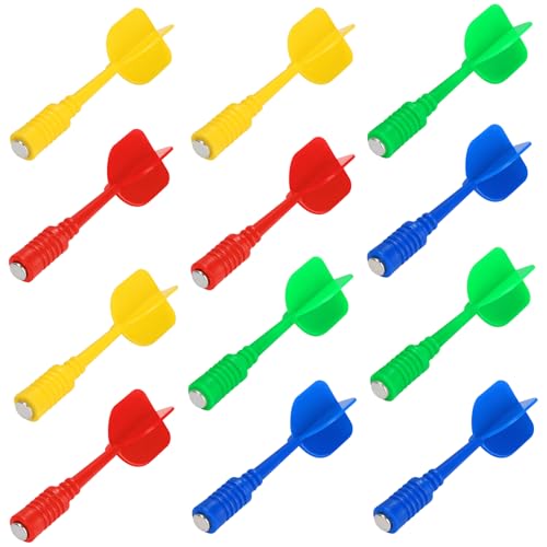 Accmor Magnetic Darts, Magnetic Darts Replacement for Magnetic Dartboard - color: 16 Pack-red, Yellow, Green, Blue