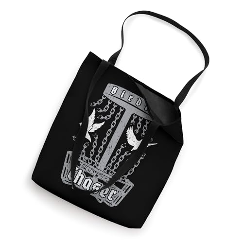Birdie Chaser Disc Golf Frolf Doves Breaking Basket Chains Tote Bag