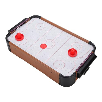Air Hockey Table, Compact Portable Design for Stress Relief, Mini Air Hockey Game, for Family Kids Adults Indoor Outdoor Play