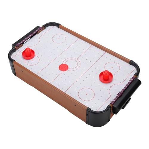 Air Hockey Table, Compact Portable Design for Stress Relief, Mini Air Hockey Game, for Family Kids Adults Indoor Outdoor Play