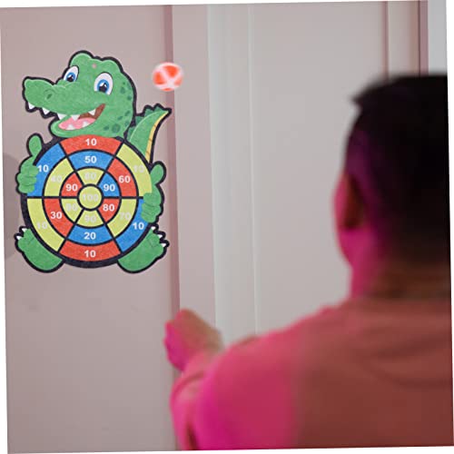 Lightweight Portable Boys and Girls Dartboard 1 Set Sticky Ball Game Enhance Hand-Eye Coordination