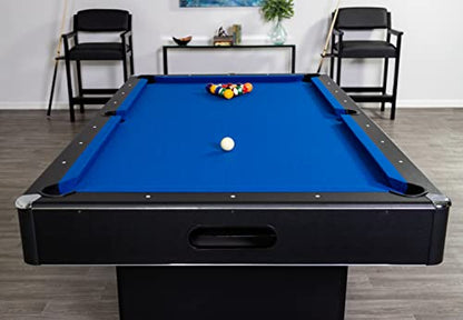 Hathaway Hustler Tournament Pool Table – Includes Cue Sticks, Billiard Balls, Automatic Ball Return – Perfect for Competitive Players and Family Games Room - size: 8-Feet