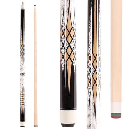 58 inch Canadian Maple Billiard Pool Cue Stick, 13mm 1/2 Maple Billiard Pool Stick, House Bar Pool Table Sticks for Men(Numerous Styles to Choose from) - color: P18