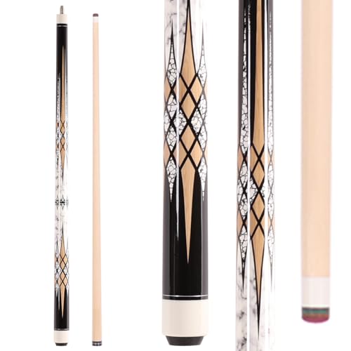 58 inch Canadian Maple Billiard Pool Cue Stick, 13mm 1/2 Maple Billiard Pool Stick, House Bar Pool Table Sticks for Men(Numerous Styles to Choose from) - color: P18