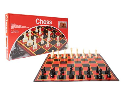 Chess - with Folding Board and Full Size Chess Pieces by Pressman
