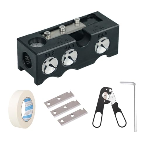 10-in-1 Billiards Cue Tip Shaper,Pool Cue Repair Kit,Pool Cue Tips Replacement Kit,Billiards Accessories for Repair and Replacement or Shaping Cue Tips Tool Kit,Pool Cue Accessories