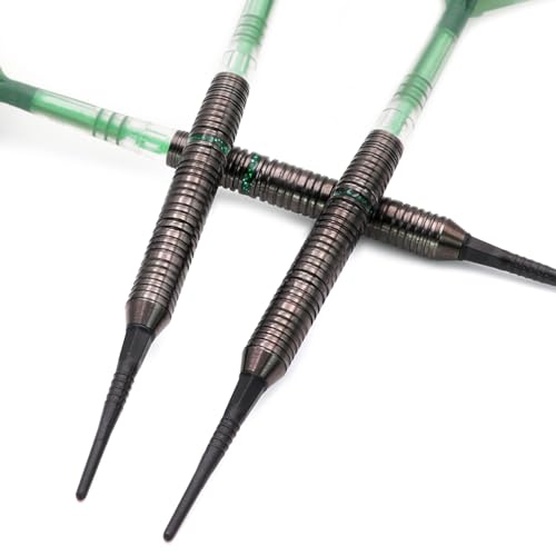 CUESOUL Engine V8 Steel Tip 90% Tungsten Dart Set with GEM Stone Finished and Unifying ROST T19 Carbon Flight 18/20/22g