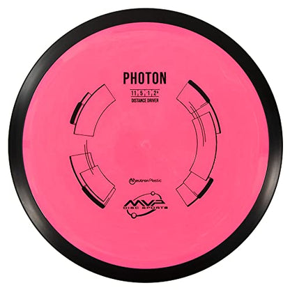 MVP Disc Sports Neutron Photon Disc Golf Distance Driver (Colors May Vary) - size: 155-160g