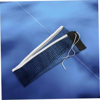 TOYANDONA Table Tennis Net Replacement Portable Cotton-Polyester Mesh for Training and Competition Adjustable Height Fits Standard Tables Quick Assembly