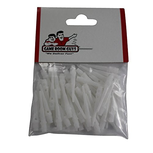 Game Room Guys Dart Tips Soft 2BA - White - 3/16" - Set of 50