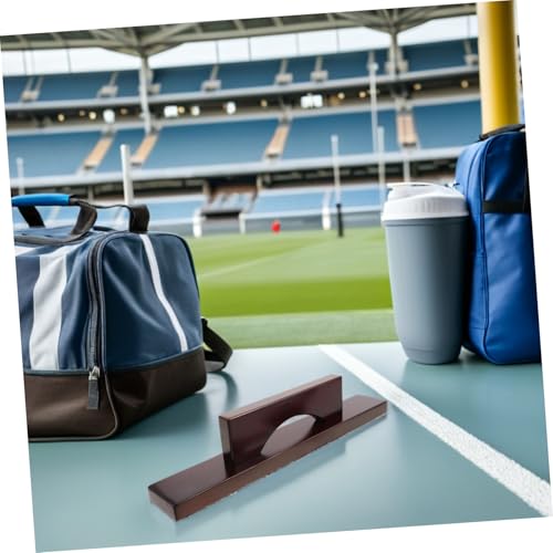 Shuffleboard Table Cleaning Kit with Sand Brush and Dustpan Set, Portable Shuffleboard Court Broom for Table Maintenance, Wine Red Handle, Home and Bar Game Room Accessory