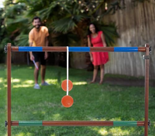 KH Ladderball Balls Set 6 Pack Replacement Balls Ladder Toss Game Balls Soft Golf Balls Safe for Kids - color: Orange,Grass Green