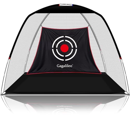 Gagalileo Golf Target Cloth: Protective Net Portable Easy Setup with S-Hooks & Ropes Indoor Outdoor Practice All Golfers Training Accuracy for Backyard Garage - size: 7.8X5X3.6FT