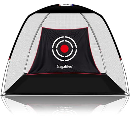 Gagalileo Golf Target Cloth: Protective Net Portable Easy Setup with S-Hooks & Ropes Indoor Outdoor Practice All Golfers Training Accuracy for Backyard Garage - size: 7.8X5X3.6FT