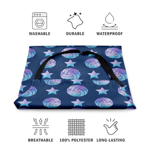 Manfei Volleyball Kids Kitchen Apron - color: Dark Blue