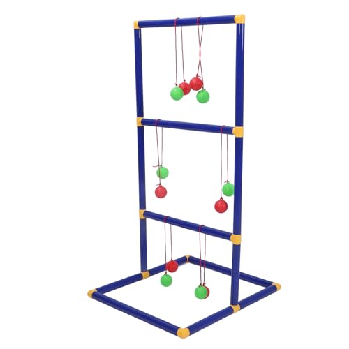 Ladder Toss Game Set, Interactive Ladder Ball Tossing Game Asssembly Replacement, Outdoor for Adults and Family