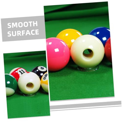 1Set Reusable Billiard Training Ball Pool Cue Ball with Dots Pattern for Skill Improvement for All Levels Billiard Practice Equipment