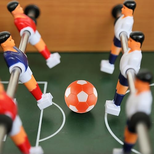 BQSPT 32mm Foosball Balls Foose Balls Table Soccer Game Replacement Foosballs 16pcs,Foosball Multicolor Official 32mm Mini Table Footballs Ball Accessory (16 Pack)