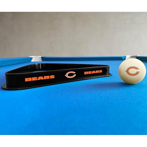 Imperial NFL Cue Ball & Rack Set - color: Chicago Bears, White