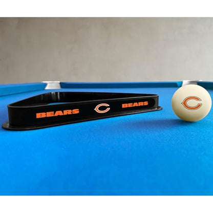 Imperial NFL Cue Ball & Rack Set - color: Chicago Bears, White