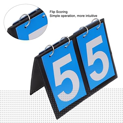 Tyenaza Multi - Sport Tabletop Flip Scoreboard, Portable 2/3/4 Digit Counter – Perfect for Football, Basketball, Volleyball