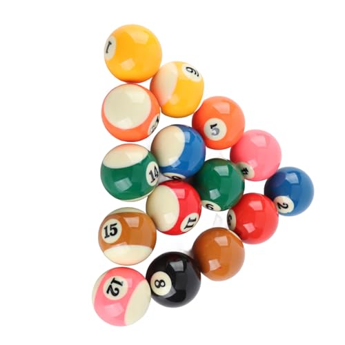 16pcs 57.2mm Standard Billiard Ball Set Professional Small Resin Pool Ball Set