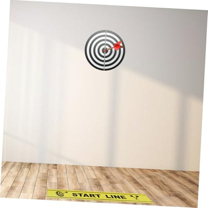 Toddmomy Dart Throw Notice Marker Durable Floor Marker for Accurate Dart Throwing Line Essential Accessory for Players and Game Enthusiasts