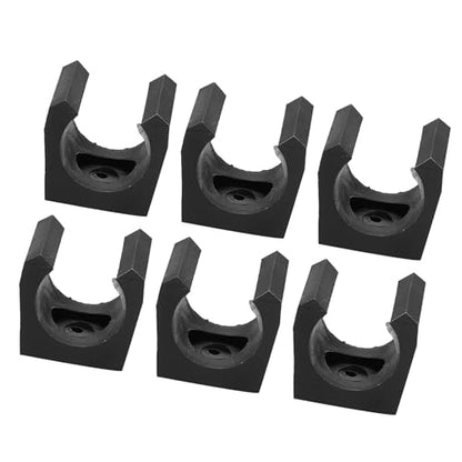 Yosoo Health Gear Plastic Pool Stick Clips, 6 Pcs, Lightweight, Orderly Storage for Fishing and Billiards Cues