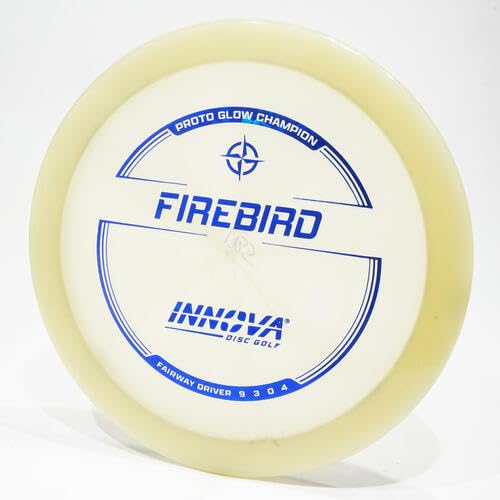 Innova Proto Glow Champion Firebird Disc Golf Fairway Driver, Glows in The Dark, May Vary from Image - size: 170-172 grams