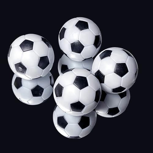 Tenalleys 8 Pack Table Soccer Foosballs 1.42 Inch Replacement Balls Soccer Game Table Soccer Balls Foosball Accessory