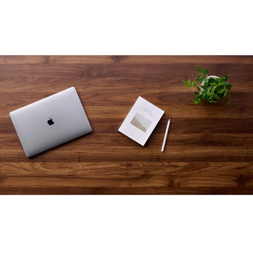 Kaboon Universal Tabletop 36"x20", Solid One-Piece Melamine Table Top, Double L-Desk Floating Desk DIY, Home and Office,Dark Walnut - color: Dark Walnut, size: 36x20