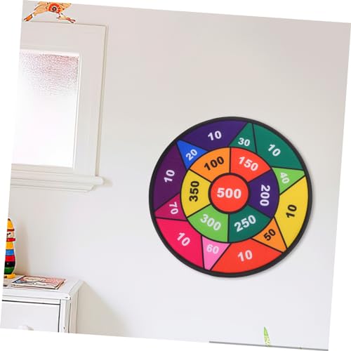 BESPORTBLE 1Set Extra Sticky Dart Board Game for Fun with Sticky Balls Engaging Party for Family Friends for All Ages