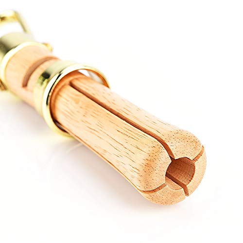Demeras Snooker Cue Tip Clamp Standard Wooden Cue Tip Clamp Repair Tool with Coil File for Snooker Cues 10MM & 11MM
